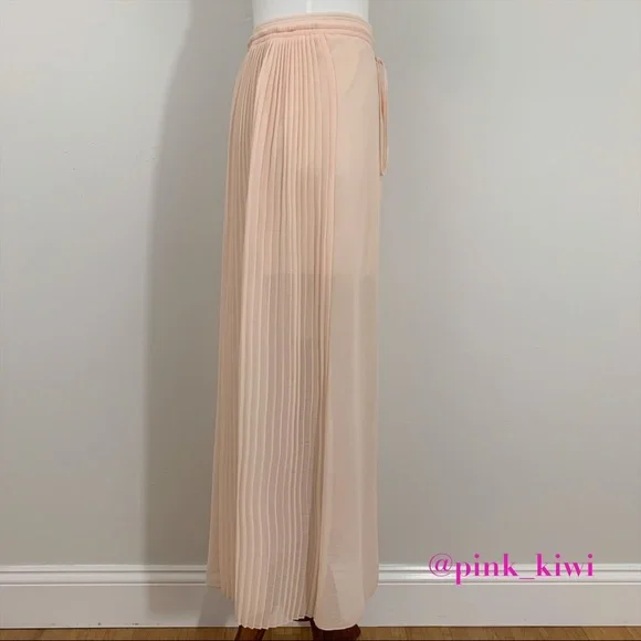 See by Chloé Pleated Georgette Chiffon Maxi Skirt - Picture 5 of 9